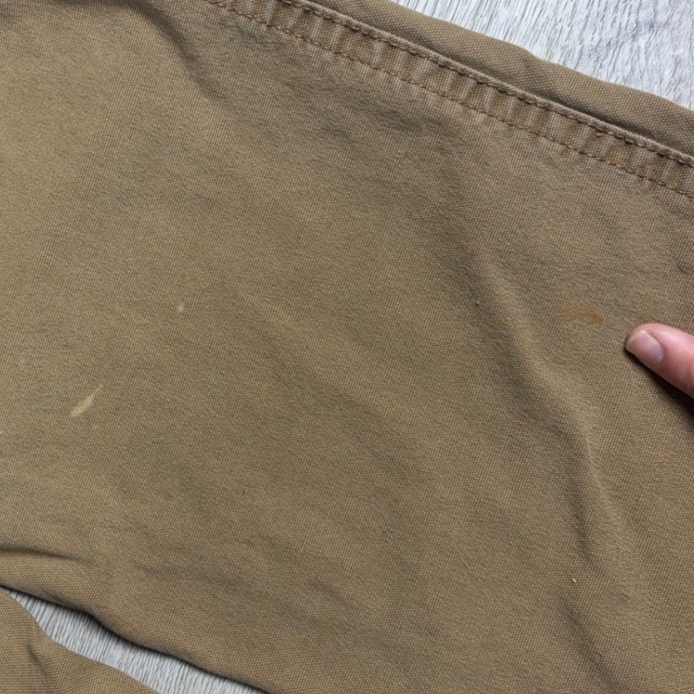 G.H. Bass & Co. Canvas Work Pants Mens 32x30 Brown Straight Leg Utility Outdoor - Picture 5 of 8